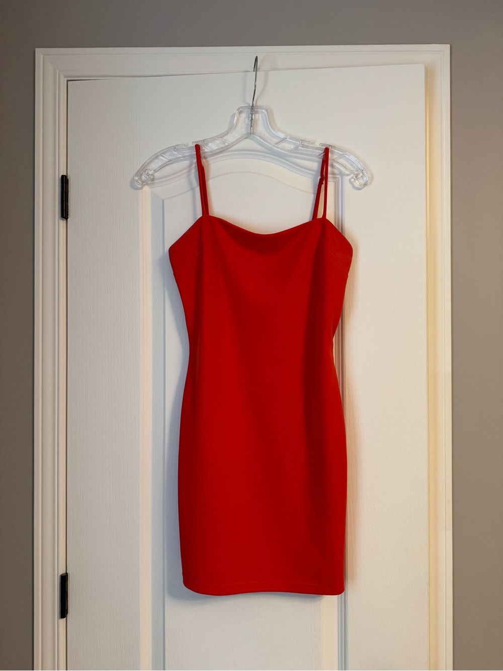 Forever 21 Red Spaghetti Strap Mini Dress